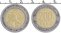 монета - центральная африка 200 франков - подробная информация фото 1