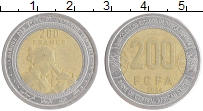 монета - центральная африка 200 франков - подробная информация фото 1