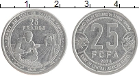 монета - центральная африка 25 франков - подробная информация фото 1