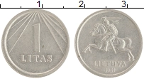 монета - литва 1 лит - подробная информация фото 1