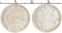 монета - 1894 – 1917 николай ii 50 пенни - подробная информация фото 1