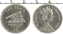 монета - гибралтар 10 пенсов - подробная информация фото 1