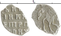 монета - 1689 – 1725 петр i 1 копейка - подробная информация фото 1