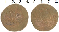 монета - 1741 – 1761 елизавета петровна 5 копеек - подробная информация фото 1