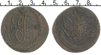 монета - 1762 – 1796 екатерина ii 5 копеек - подробная информация фото 1