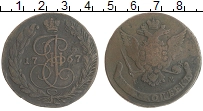 монета - 1762 – 1796 екатерина ii 5 копеек - подробная информация фото 1