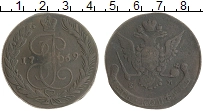 монета - 1762 – 1796 екатерина ii 5 копеек - подробная информация фото 1