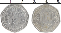 монета - центральная африка 100 франков - подробная информация фото 1