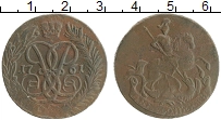 монета - 1741 – 1761 елизавета петровна 2 копейки - подробная информация фото 1