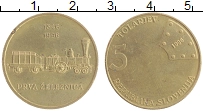 монета - словения 5 толаров - подробная информация фото 1