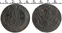 монета - 1762 – 1796 екатерина ii 5 копеек - подробная информация фото 1