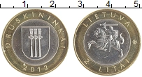 монета - литва 2 лит - подробная информация фото 1