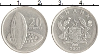 монета - гана 20 песев - подробная информация фото 1