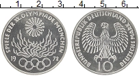 монета - фрг 10 марок - подробная информация фото 1