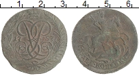 монета - 1741 – 1761 елизавета петровна 2 копейки - подробная информация фото 1