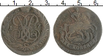 монета - 1741 – 1761 елизавета петровна 2 копейки - подробная информация фото 1