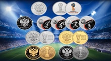 Видео: 25 рублей ОБЗОР НОВЫХ МОНЕТ ЧЕМПИОНАТ МИРА ПО ФУТБОЛУ В РОССИИ FIFA 2018