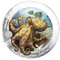 Читать новость нумизматики - Осьминог на новой серии монет «Светящаяся морская жизнь»