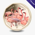Читать новость нумизматики - Новая монета с цветными фламинго