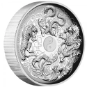 Читать новость нумизматики - «Китайские древние мифические создания 2016» - новая серебряная монета Тувалу из Австралии