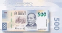 Читать новость нумизматики - Мексика представила банкноту 500 песо