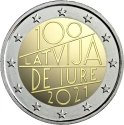 Читать новость нумизматики - 2 евро Латвии 2021 года 100 признанию Латвийской республики: есть нюансы 