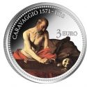 Читать новость нумизматики - «Пишущий Святой Иероним» Караваджо на 3 евро