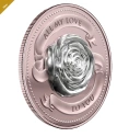 Читать новость нумизматики - Объемная роза украсила монету