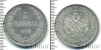 Монета 1894 – 1917 Николай II 2 марки Серебро 1905