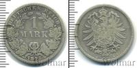 Монета 1855 – 1881 Александр II 1 марка Серебро 1875