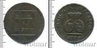 Монета 1762 – 1796 Екатерина II 1 пара Медь 1772