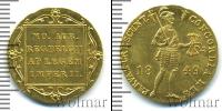 Монета 1825 – 1855 Николай I 1 дукат Золото 1849