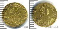 Монета 1741 – 1761 Елизавета Петровна 1 полтина Золото 1756