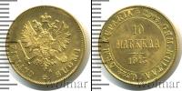 Монета 1894 – 1917 Николай II 10 марок Золото 1913