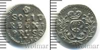 Монета 1741 – 1761 Елизавета Петровна 1 солид Серебро 1759