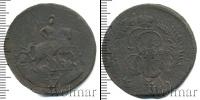 Монета 1762 – 1796 Екатерина II 4 копейки Медь 1788