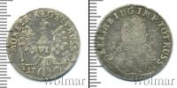 Монета 1741 – 1761 Елизавета Петровна 6 грошей Серебро 1760