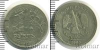 Монета Современная Россия 1 рубль Железо 2005