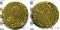 Монета 1762 – 1796 Екатерина II 5 рублей Золото 1780