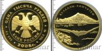 Монета Современная Россия 1 000 рублей Золото 2008