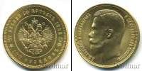 Монета 1894 – 1917 Николай II 37 рублей 50 копеек Золото 1902