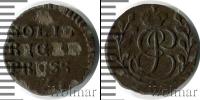 Монета 1741 – 1761 Елизавета Петровна 1 солид Серебро 1761