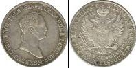 Монета 1825 – 1855 Николай I 5 злотых Серебро 1834
