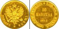 Монета 1894 – 1917 Николай II 10 марок Медь 1913