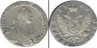 Монета 1762 – 1796 Екатерина II 1 полуполтинник Медь 1769