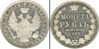 Монета 1825 – 1855 Николай I 1 рубль Медь 1851
