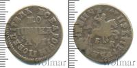 Монета 1689 – 1725 Петр I 1 копейка Медь 1713