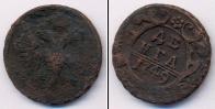 Монета 1741 – 1761 Елизавета Петровна 1 деньга 1749