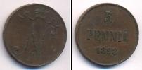 Монета 1894 – 1917 Николай II 5 пенни 1898