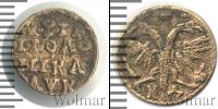 Монета 1689 – 1725 Петр I 1 полушка Медь 1720